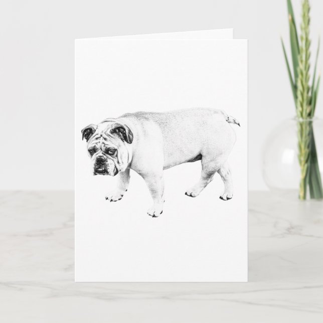 Wishing Well, Warm Dog Card (Front)