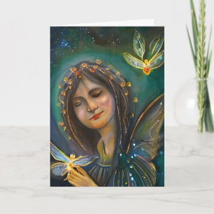 Wishing you a Beautiful Day Fairy and Butterfly Card