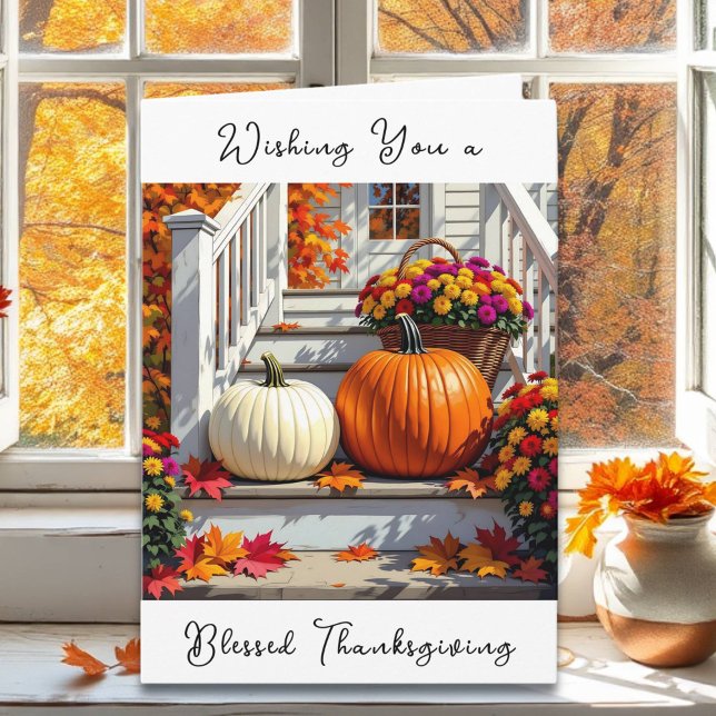 Wishing  You a Blessed Thanksgiving Card (Creator Uploaded)