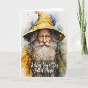 Wishing You a Day Full of Magic! - Blank Inside Card