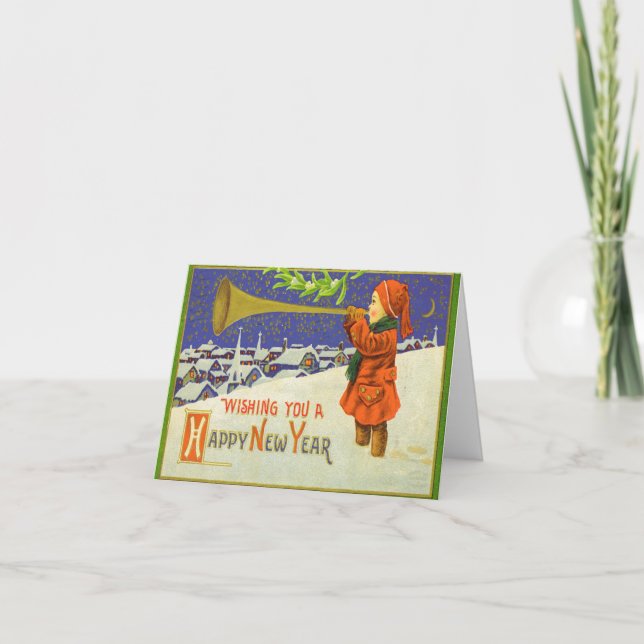 Wishing You a Happy New Year Card (Front)