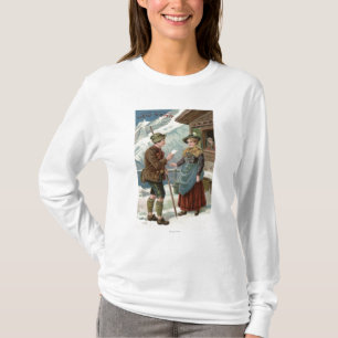 Wishing You a Happy New YearMountain Scene T-Shirt