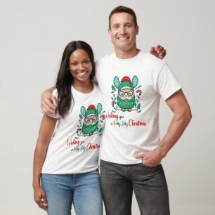 Wishing you a holly jolly Christmas Forest Elf T-Shirt