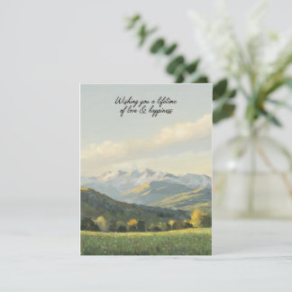 Wishing You a Lifetime of Love & Happiness  Holiday Card