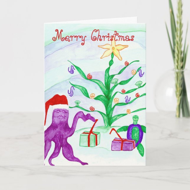 Wishing you a Merry Christmas Card (Front)