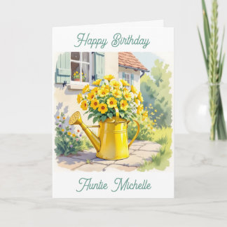 Wishing you a Peaceful Birthday Aunt Card