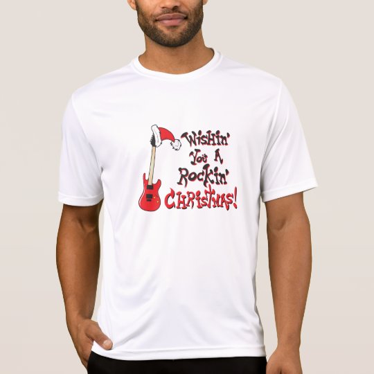 Wishing You a Rocking Christmas Shirt Jacket Polo