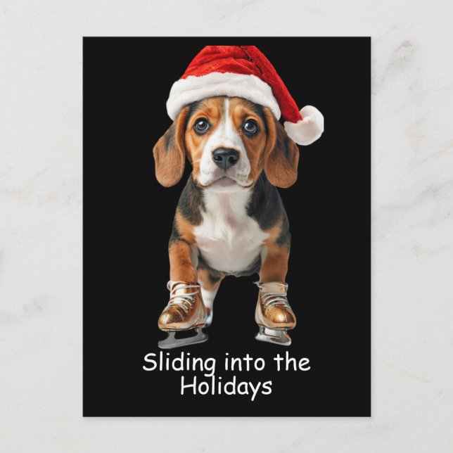 Wishing you a season filled with joy, laughter, an holiday postcard (Front)