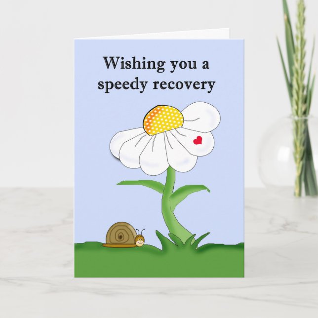 Wishing You A Speedy Recovery Card (Front)