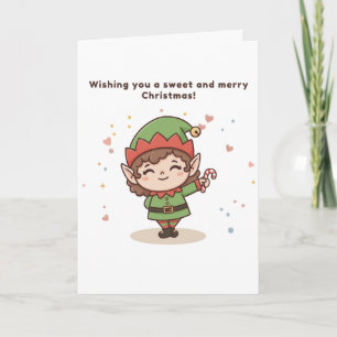 Wishing You a Sweet and Merry Christmas Card