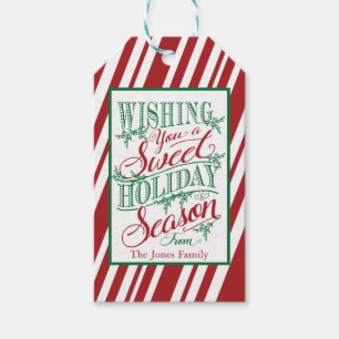 Wishing You a Sweet Holiday Season Gift Tag