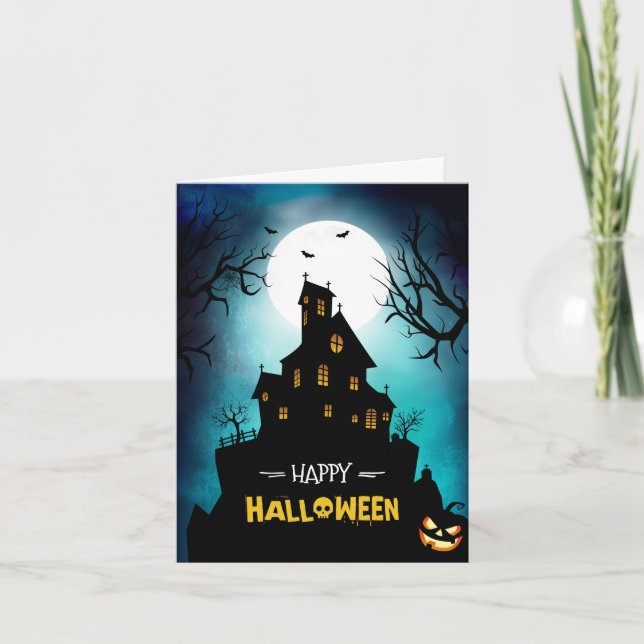 Wishing You A Very Happy Halloween Card (Front)