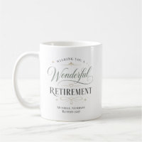Wishing You A Wonderful Retirement Personalized Na