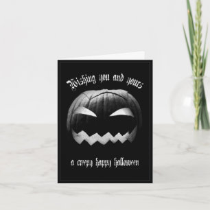 Wishing you and yours a creepy happy Halloween Card