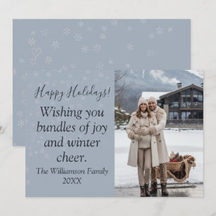 Wishing You Bundles of Joy Family Holiday Card