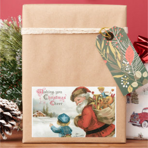 Wishing You Christmas Cheer by Ellen Clapsaddle Sticker