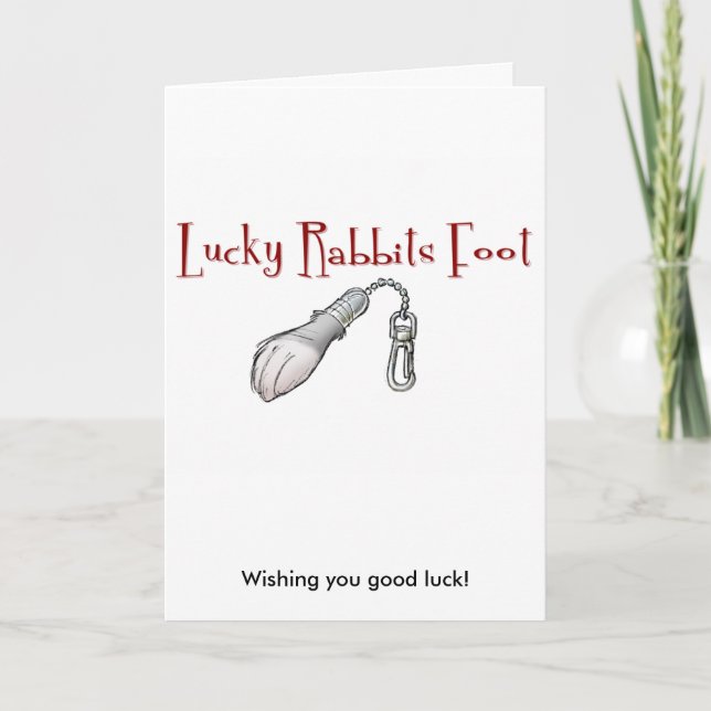 Wishing you good luck! card (Front)