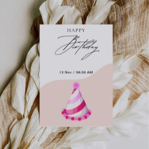 Wishing you happiness, love, and success, invitation