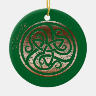 Wishing you Health- Slainte Ceramic Ornament