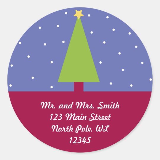 Wishing You Joy Address Label