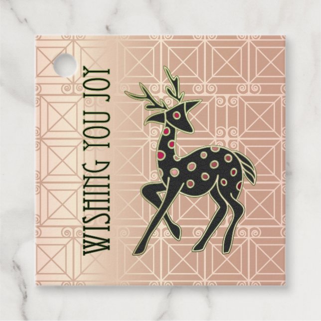 Wishing You Joy Gift Tags (Front)