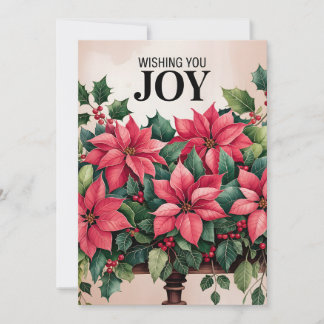 Wishing You Joy Holiday Card