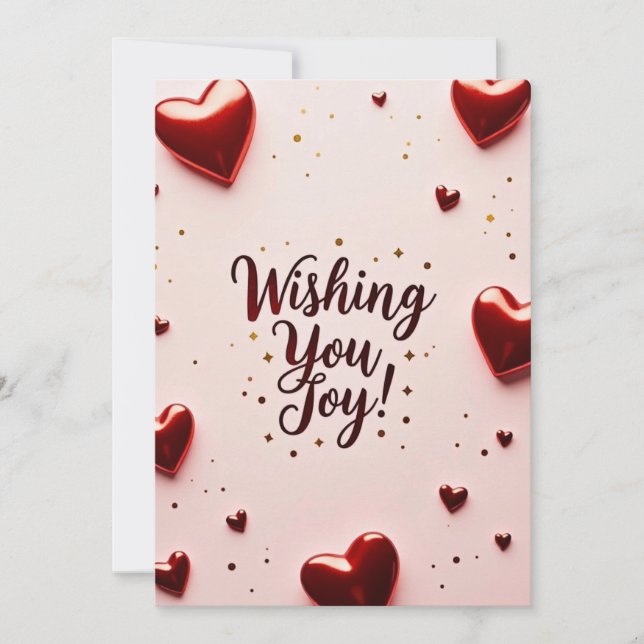 wishing you Joy  Invitation (Front)