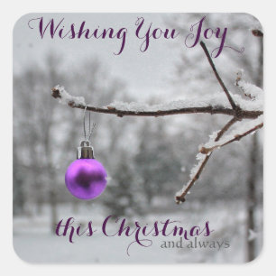 Wishing You Joy This Christmas Stickers