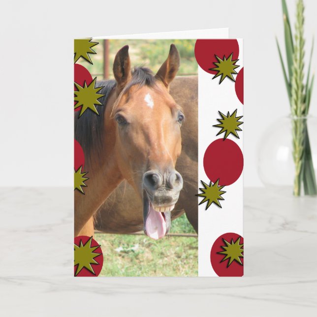 Wishing you lots of laughs! holiday card (Front)