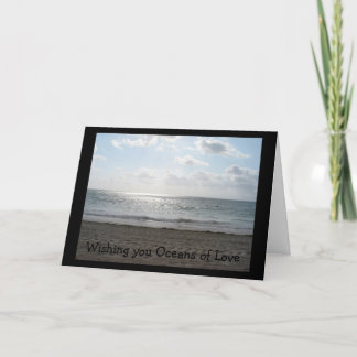 Wishing you Oceans of Love Card