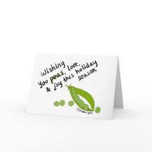 Wishing you peas, love, and joy!
