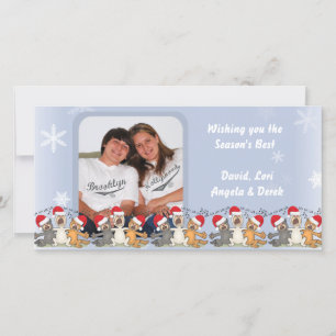 Wishing You The Season's Best Snowflake Photo Card