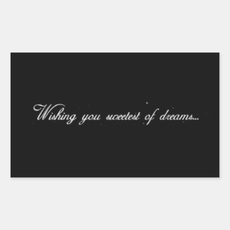 WISHING YOU THE SWEETEST OF DREAMS GOODNIGHT EXPRE STICKER