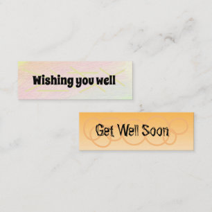 Wishing you well/Get Well Soon Mini Business Card