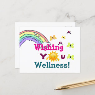 Wishing You Wellness  Postcard