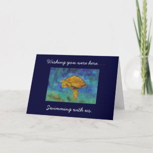 Wishing you were here. . . holiday card