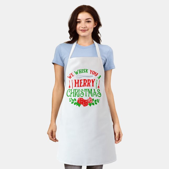 Wisk Merry Christmas Apron (Worn)