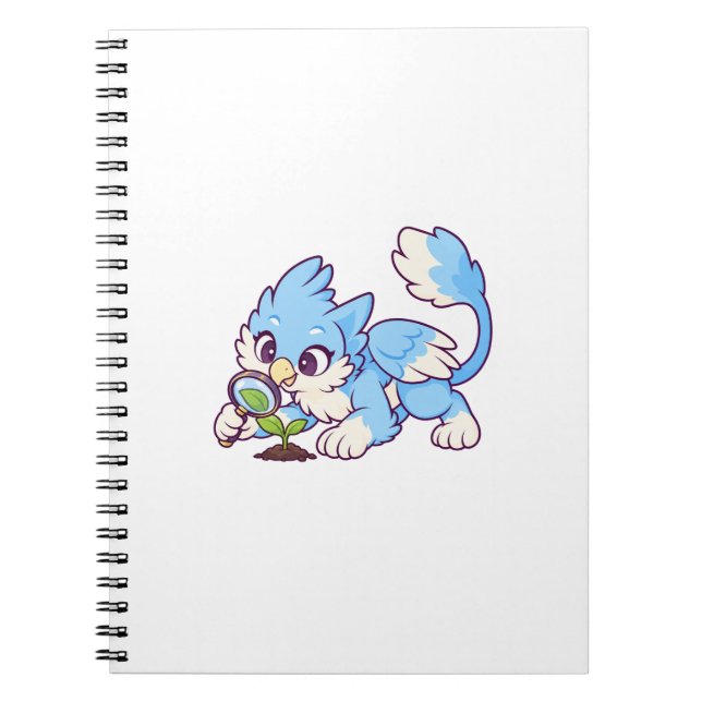 Wisp Seedling Discovery Cozy Character Notebook (Front)