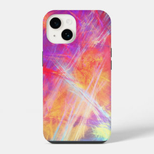 Wispy Abstract Multi-Colour iPhone 14 Case