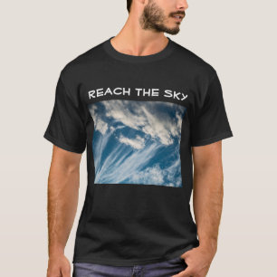 Wispy Cirrus Clouds and Blue Sky - Skyscape Fine A T-Shirt