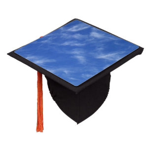 Wispy Clouds Graduation Cap Topper