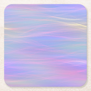 Wispy Rainbow Coaster