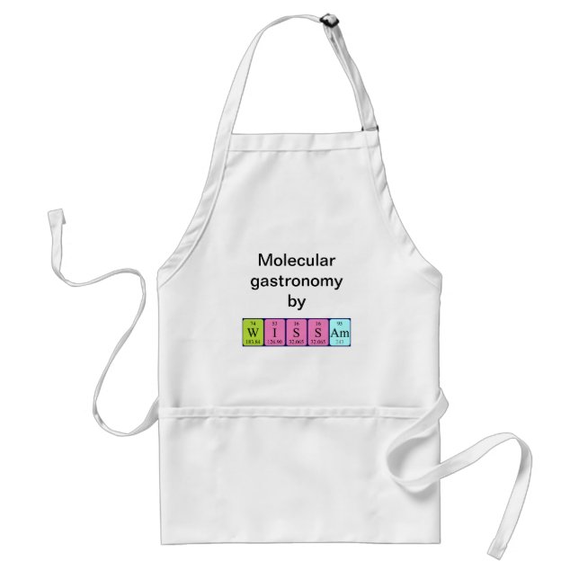 Wissam periodic table name apron (Front)
