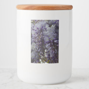 Wistaria Flower Food Container Label