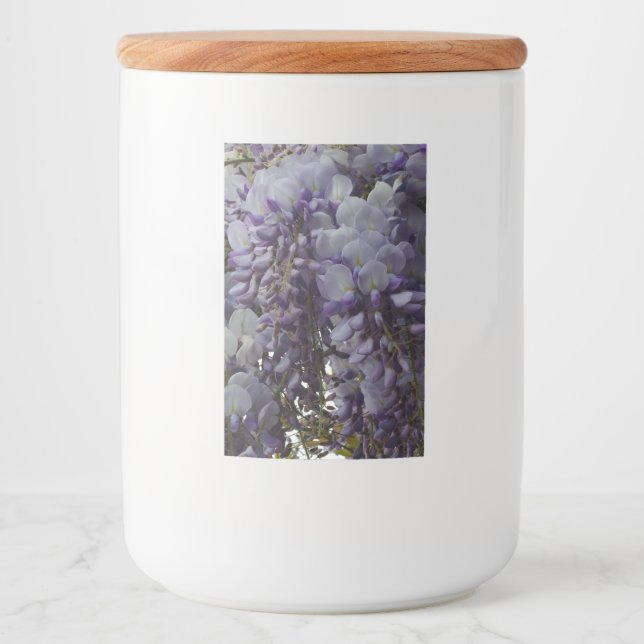 Wistaria Flower Food Container Label (Front)