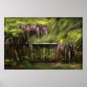 Wisteria - A lovers view Poster
