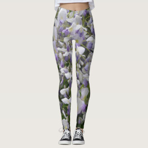 Wisteria Big Flowers Legging
