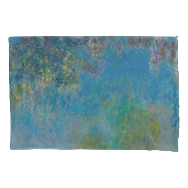 Wisteria by Claude Monet Pillowcase (Front)