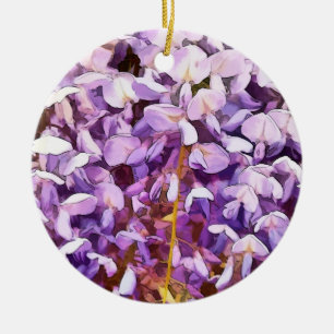 WISTERIA CERAMIC ORNAMENT