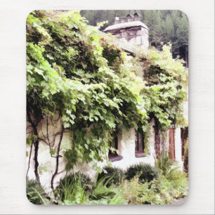 WISTERIA COTTAGE MOUSE PAD